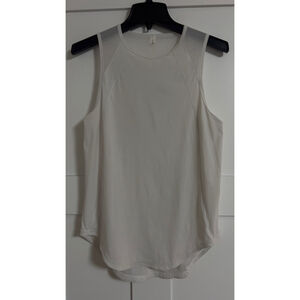 Lululemon White Swiftly Breeze Muscle Tank Top - Size 6